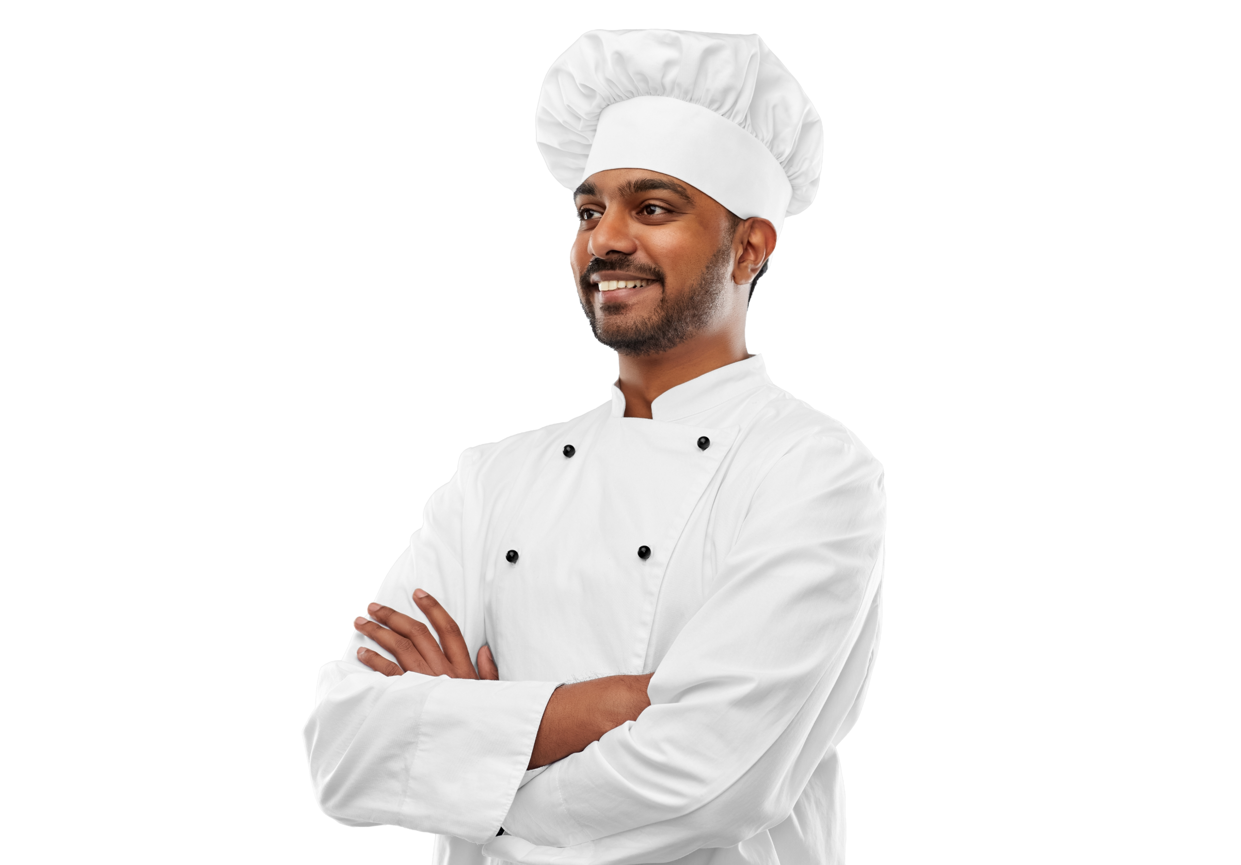 Chef smiling